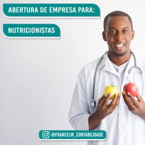 Abertura de empresa (CNPJ) Para Nutricionista